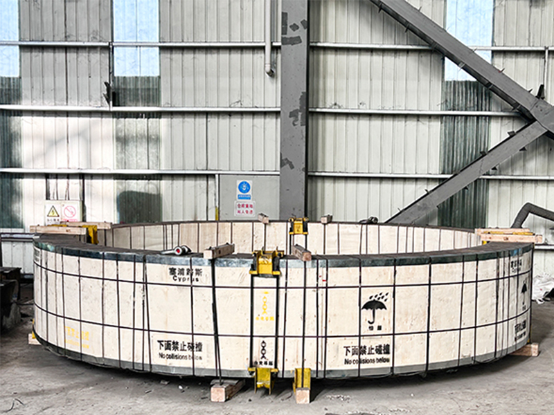 110噸的大輪帶質(zhì)量通過質(zhì)檢，成功出口